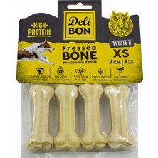 Delibon Pres Kemik 7 cm Xs Boy 4'lü Paket Beyaz