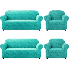 Elgeyar Jakarli Koltuk ,kanepe ,çekyat Örtüsü Sehra Desen Esnekli Eteksiz3+3+1+1takım Için