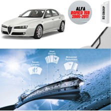 KG Group Alfa Romeo 159 2007 Silecek Takımı Sağ ve Sol