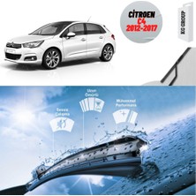 KG Group Citroen C4 2014 Silecek Takımı Sağ ve Sol