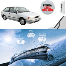 KG Group Hyundai Excel 1996 Silecek Takımı Sağ ve Sol