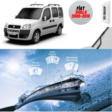 KG Group Fiat Doblo 2007 Silecek Takımı Sağ ve Sol