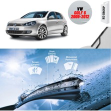 KG Group Volkswagen Golf 6 2010 Silecek Takımı Sağ ve Sol