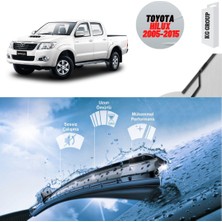 KG Group Toyota Hilux 2014 Silecek Takımı Sağ ve Sol