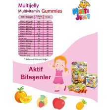 Multiball Multibal Multı Jelly ( Multi Vitaminli Jelıbon ) 40 Lı Kavanoz 40 Li