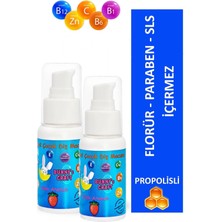 Bunny's Craft Propolis Ve Doğal Çilek Aromalı Vitaminli Çocuk Diş Macunu 50 Ml * 2 Adet