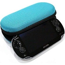 Gizala Ps Vita 1000 ve 2000 Modeller Uyumlu Taşıma Çantası Mavi Case Bag