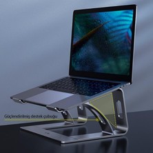 Coofbe Premium 10-17inch Arası Uyumlu Laptop Standı, Sarsıntı Engelleyici, Kaymaz Taban Stand