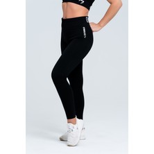 Gymwolves Dikişsiz Spor Tayt | Siyah | Seamles Leggings |