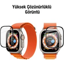 Coofbe Apple Watch Ultra 49MM Full Kaplama Ekran Koruyucu, Su Geçirmez,parmak Izi Bırakmaz 3D Koruyucu