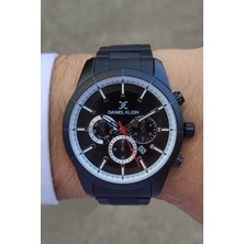 Daniel Klein Spor ve Şık Kullanıma Uygun Siyah Erkek Kol Saati