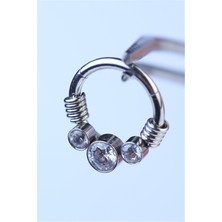 HD Piercing Minions Gizli Kilit Halka Silver Piercing