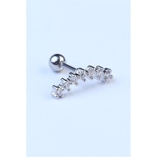 HD Piercing Yedili Arc Silver Piercing