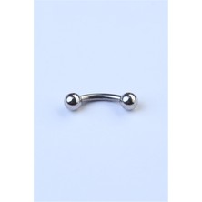 HD Piercing Düz Kaş & Rook Silver Piercing