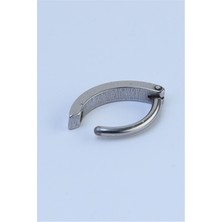 HD Piercing Tam Tur Elips Göbek Silver Piercing