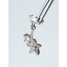 HD Piercing Avize Çiçek Silver Piercing