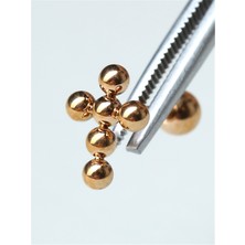 HD Piercing Nokta Haç Rose Gold Piercing