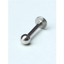 HD Piercing Düz Labret Silver Piercing