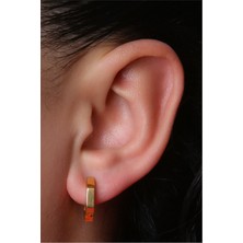 HD Piercing Altıgen (Küpe) Gold Piercing
