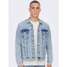 Only & Sons Erkek Kot Ceket Onscoın L. Blue 4334 Jacket 22024334