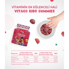 Vitago 4'lü Paket Vitago Kids Gummies Vitamin Seti
