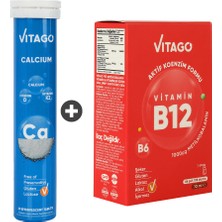 2’li Paket – Vitago B12 10 ml Sprey + Vitago Prokalsiyum 20 Efervesan Tablet