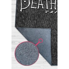 Homshtag Death Note Siyah Renkli Halı Modern Dokuma Tabanlı Anime Halısı Hediyelik Anime Sever Halı