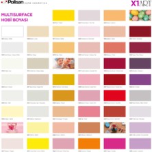Polisan X1 Art Multisurface Hobi Boyası Pudra Pembesi 120 ml
