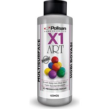 Polisan X1 Art Multisurface Hobi Boyası Gümüş 120 ml