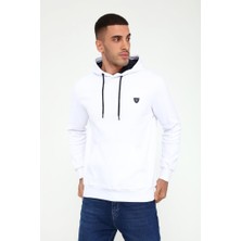 Rey Polo 403 Erkek Kapüşonlu Kanguru Cepli Uzun Kollu Pike Basic Sweatshirt