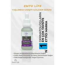 Emtu Life Anti Aging Serum Collogen %2, Hyaluronic Acid %1 Cilt Bakım Serumu 30 ml