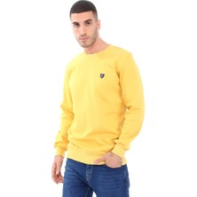 Rey Polo Erkek Bisiklet Yaka Uzun Kollu Basic Sweatshirt