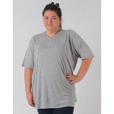 Rood Ünisex Büyük Beden T-Shirt