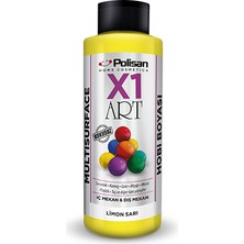 Polisan X1 Art Multisurface Hobi Boyası Limon Sarısı 120 ml