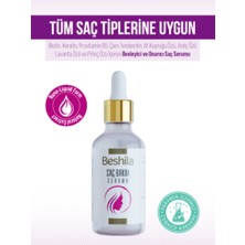 Beshila Onarıcı Saç Bakım Serumu - Keratin - Biotin - Provitamin B5 - Çam Terebentin - Ardıç - At Kuyruğu Özü