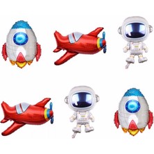 Parti Station Uzay Temalı Folyo Balon Seti Kozmik Balon Galaksi Balon