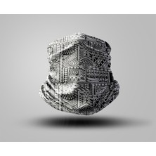 Buffalo Motorcu Baf Maske Outdoor Boyunluk Unisex Bandana