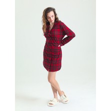 Magic Form Düz Bordo Kadın Gecelik 87764