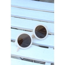 Ezo Concept Krem Renk Oval Çocuk Gözlüğü