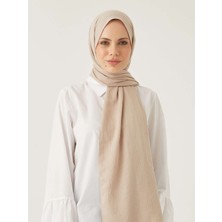 Losyana Krinkil Ipeği Şal Vizon