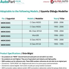 Alpha Auto Part Mercedes C Class Için Karter Yağ Basıncı Düşürücü Valf Konnektörü