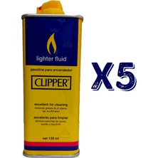 CLİPPER Çakmak Benzini 133 ml 5 Adet