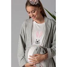 Effortt Sabahlıklı Hamile Lohusa Pijama Takımı