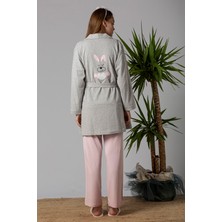 Effortt Sabahlıklı Hamile Lohusa Pijama Takımı
