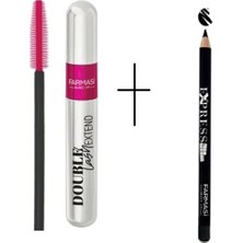 Farmasi Siyah Double Lash Extend Çift Etkili Maskara ve Siyah Express Göz Kalemi
