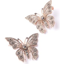 PIERPARIS Kupe Otantık Desenli Bronz Kristal Taşli