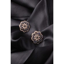 PIERPARIS Kupe Otantık Desenli Bronz Kristal Taşli