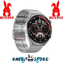 Rabbit Store Akıllı Saat Titanyum Konuşma Özellikli Kordon Hediyeli