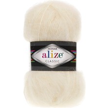 Alize Mohair Classic 01 Krem