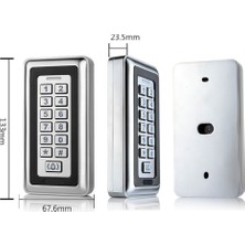 Sonex Su Geçirmez Metal Rfid Elektronik Şifreli Kartlı Kapı Açma Kilit ve Adaptör Full Set